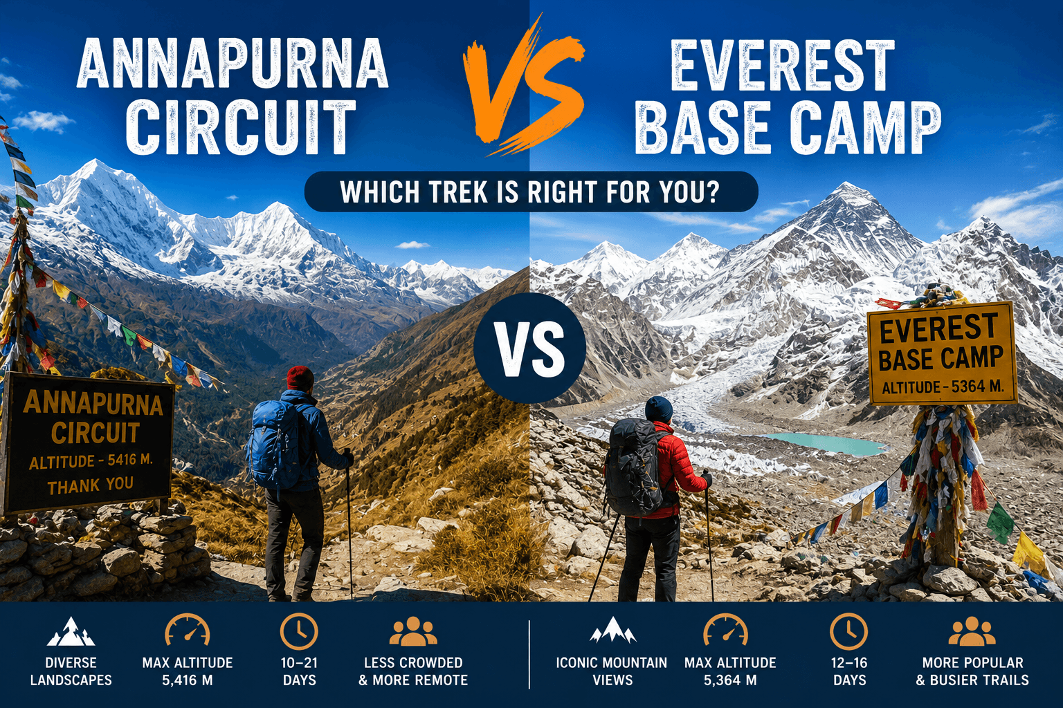 Annapurna Circuit vs Everest Base Camp: Which Trek is Right for You?